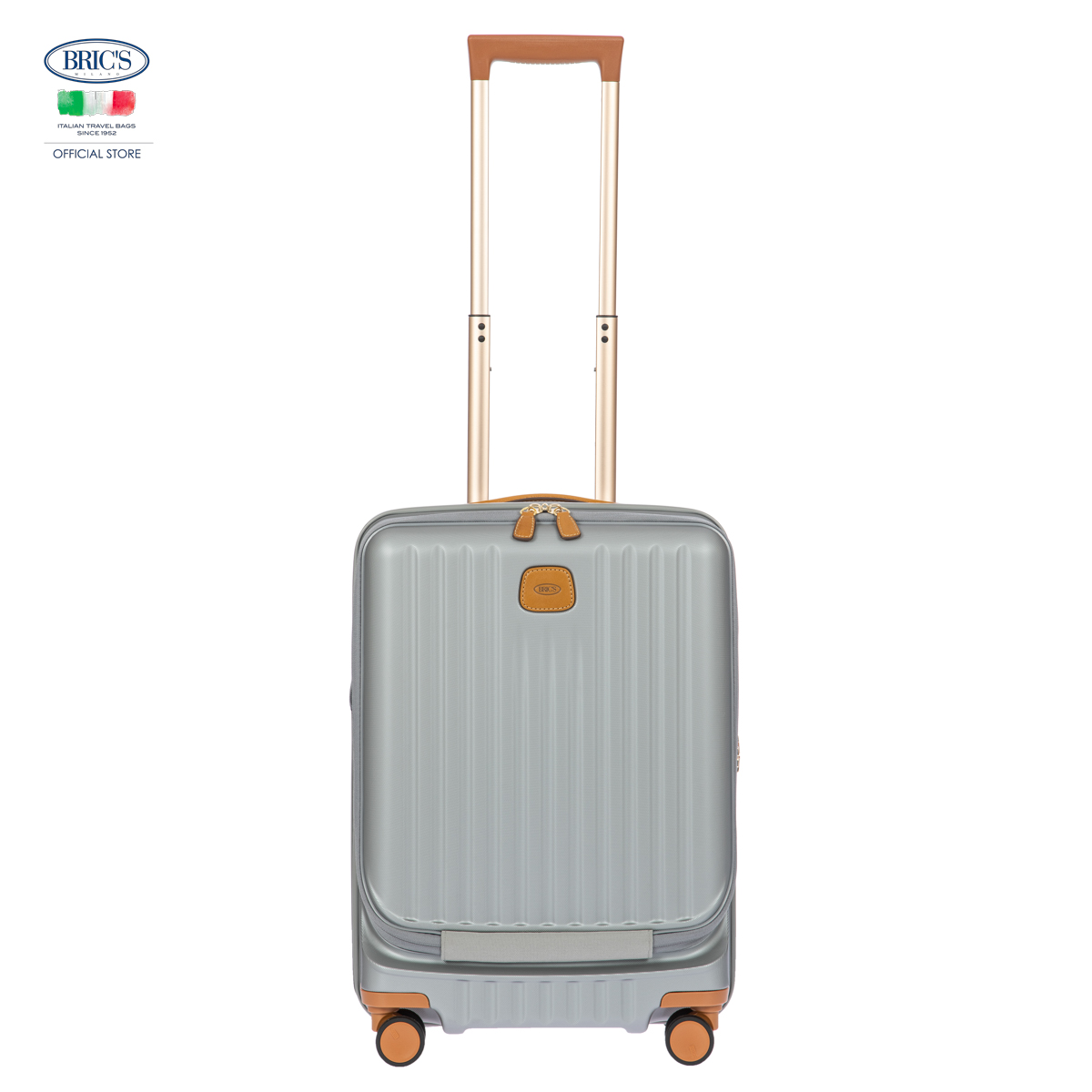 Bric's Milano กระเป๋าเดินทางล้อลาก มีกระเป๋าซิปหน้าน้ำหนักเบา รุ่น Capri with Pocket ขนาด 21 นิ้ว 28028 ราคา 16,730 บาท*ส่งฟรี