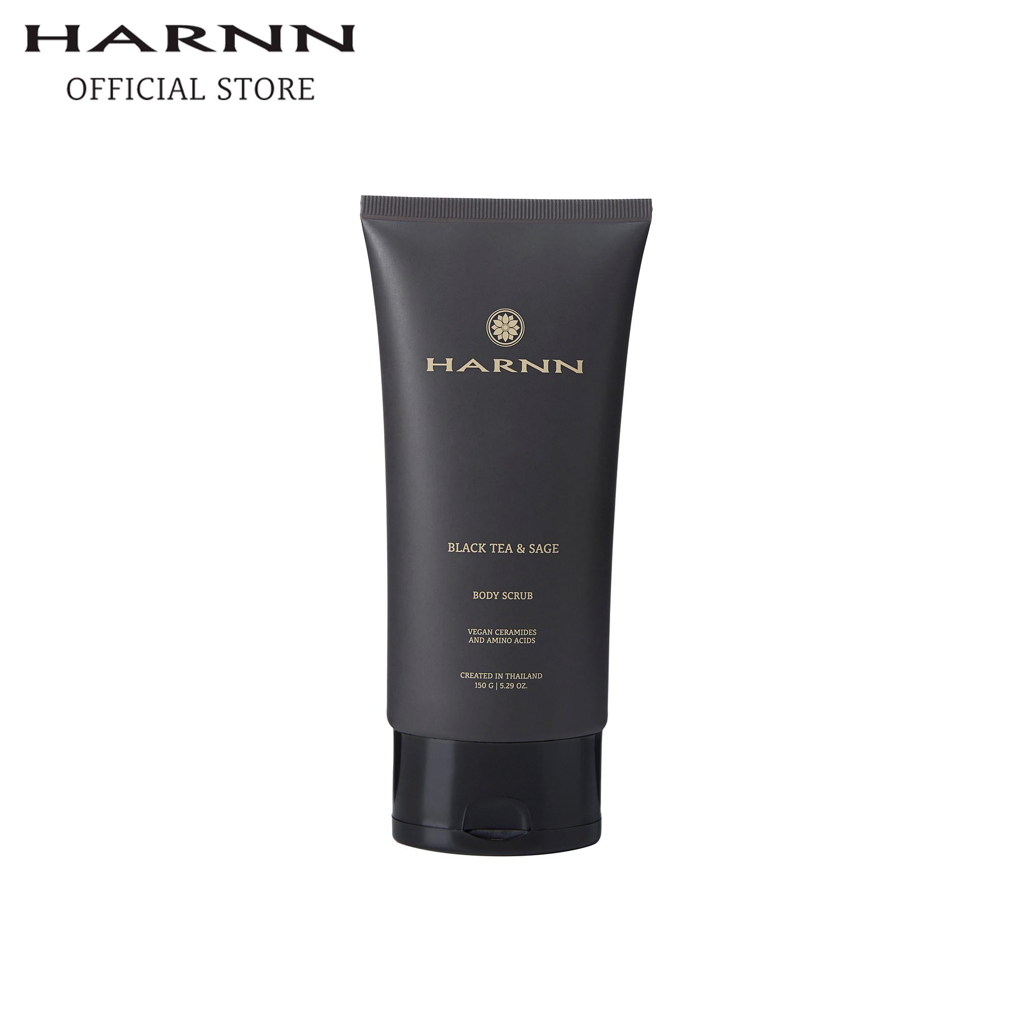 HARNN BLACK TEA & SAGE BODY SCRUB 150 G สครับ สครับขัดผิว บอดี้สครับ ผลิตภัณฑ์ดูแลผิว ผลิตภัณฑ์สปาบำรุงผิว สครับกลิ่นหอม Spa ราคา 1,415 บาท*ส่งฟรี