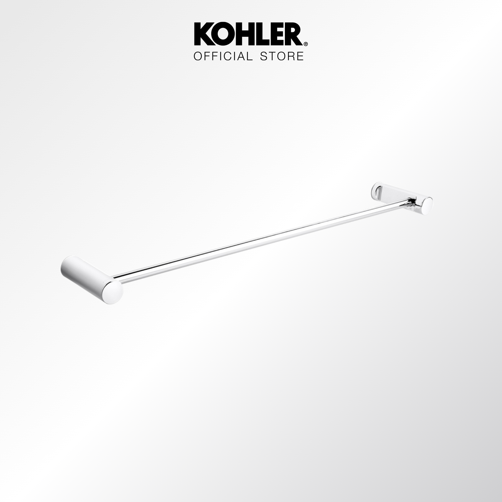 Kohler JULY 24 TOWEL BAR โคห์เลอร์ ราวแขวนผ้าเดี่ยว24 ติดผนัง รุ่นจูลายน์ K-45396T-CP (ราวแขวนผ้า,ห้องน้ำ,ที่แขวนติดผนัง) ราคา 1,650 บาท*ส่งฟรี