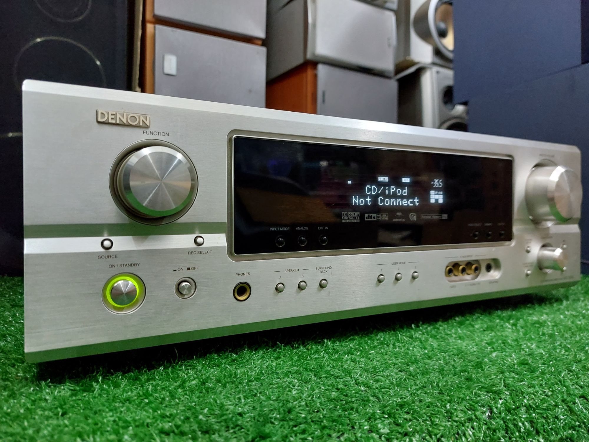 แอมป์Denon รุ่น AVC-1630จากตู้ญี่ปุ่นมือ2ใช้ไฟ100 ส/ก/ย/14.5