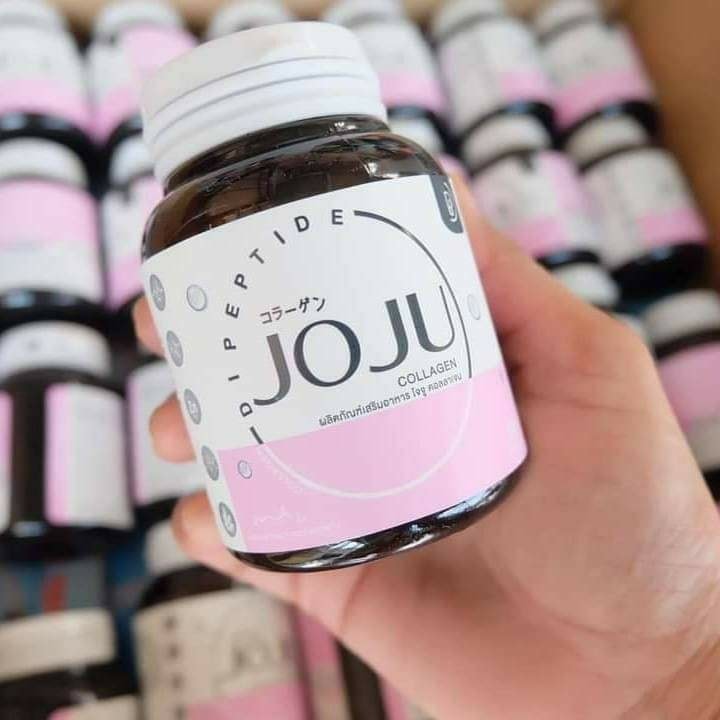 ข้อมูลเกี่ยวกับ ส่งฟรี !! JOJU JoJu โจจู คอลลาเจน 1 กระปุก ⚡️ของแท้ ส่งไวมาก⚡️ล็อตใหม่ล่าสุด ล็อต04.2566