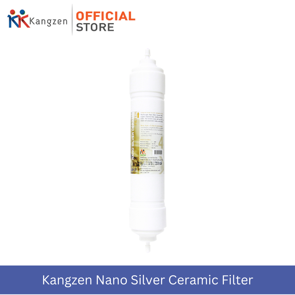 ไส้กรอง Kangzen Nano Silver Ceramic Filter ยับยั้งการเจริญเติบโตของเชื้อโรคต่างๆ (เฉพาะไส้กรอง ไม่รวมเครื่องกรอง) ราคา 1,755 บาท*ส่งฟรี