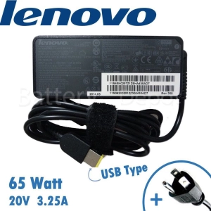 สินค้า Lenovo Adapter ของแท้ 20V/3.25A 65W หัว USB สายชาร์จ เลอโนโว่ อะแดปเตอร์, สายชาร์จ Lenovo (le003)