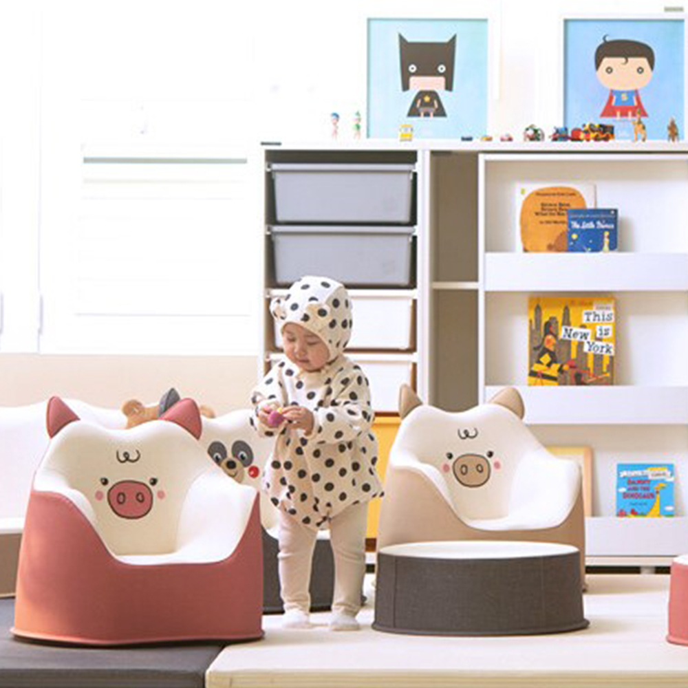 เก้าอี้เด็ก โซฟาเด็ก เก้าอี้หัดนั่ง เก้าอี้เด็กมินิมอล Lieto Baby Sofa รุ่น Foryou ลายพิกพิงค์ โซฟาสำหรับลูกน้อย ราคา 3,200 บาท*ส่งฟรี