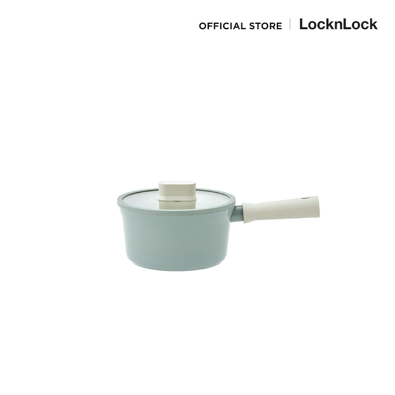 ราคาและรีวิวLocknLock หม้อด้ามพร้อมฝา Suit 18 cm. รุ่น CSU1181MIT