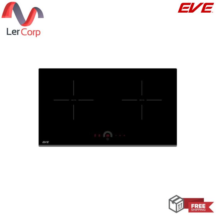 [0% 10 เดือน] (EVE) เตาแม่เหล็กไฟฟ้า 2 หัว แบบฝัง (เตา induction) HB73-2CROSS/TC ราคา 12,900 บาท*ส่งฟรี