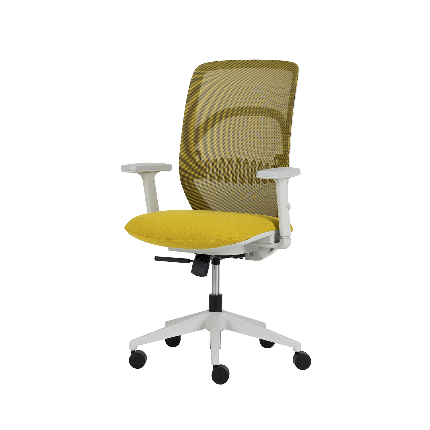 Modernform เก้าอี้สำนักงาน รุ่น VIBE พนักพิงกลาง โครงขาว ขาไนลอน ราคา 4,900 บาท*ส่งฟรี