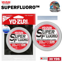สายฟลูโรคาร์บอน YO-ZURI 100 % Super Fluorocarbon Made In Japan ความยาว 30 หลา
