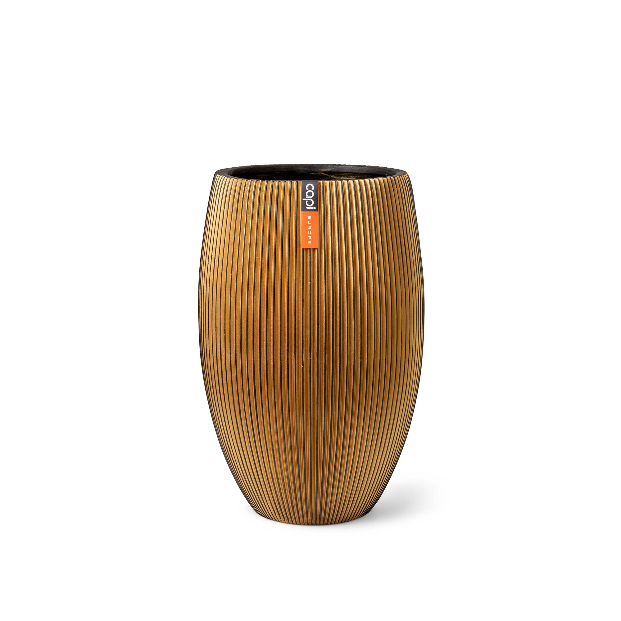 Vase Elegant Deluxe Groove (Size D 39 x H 60 cm) - กระถางต้นไม้ Modern แบรนด์ Capi Europe ราคา 3,495 บาท*ส่งฟรี