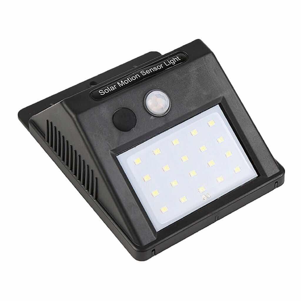 20 25 30 48 LED Solar Power PIR Motion Sensor Wall Light Outdoor Waterproof Garden Light