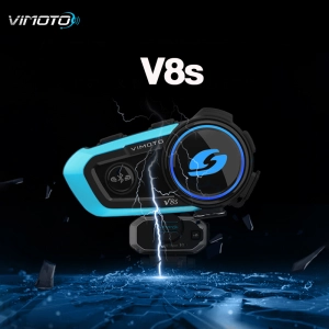 ภาพหน้าปกสินค้า(รุ่นใหม่) Vimoto V8S  บลูทูธติดหมวก เบสหนัก แบตอึด แชร์เพลงได้ ของแท้100% ซึ่งคุณอาจชอบสินค้านี้