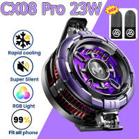 เครื่องหล่อเย็นแรงแม่เหล็กโทรศัพท์ CX07พัดลมทำความเย็นสำหรับแท็บเล็ตโดยเฉพาะพร้อมเครื่องทำความเย้น Peltier หม้อน้ำขาตั้งแล็ปท็อปและแท็บเล็ตอลูมิเนียม funcooler3pro blacksharkmagcooler4pro