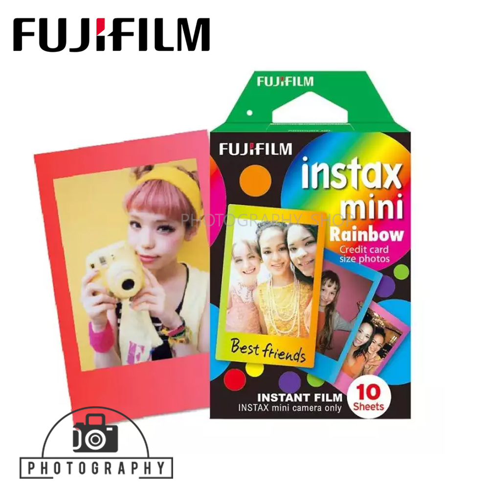 มุมมองเพิ่มเติมของสินค้า FILM FUJI INSTAX MINI RAINBOW ฟิล์มโพราลอยด์