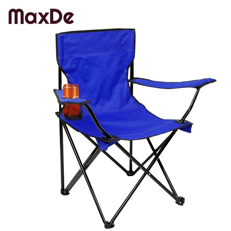 MaxDe เก้าอี้สนามพับได้ พร้อมที่รองแขน ที่วางแก้วด้านข้าง 50x50x80 cm รับน้ำหนัก 100 kg
เก้าอี้ เก้าอี้พับได้ HomeHukเก้าอี้สนาม