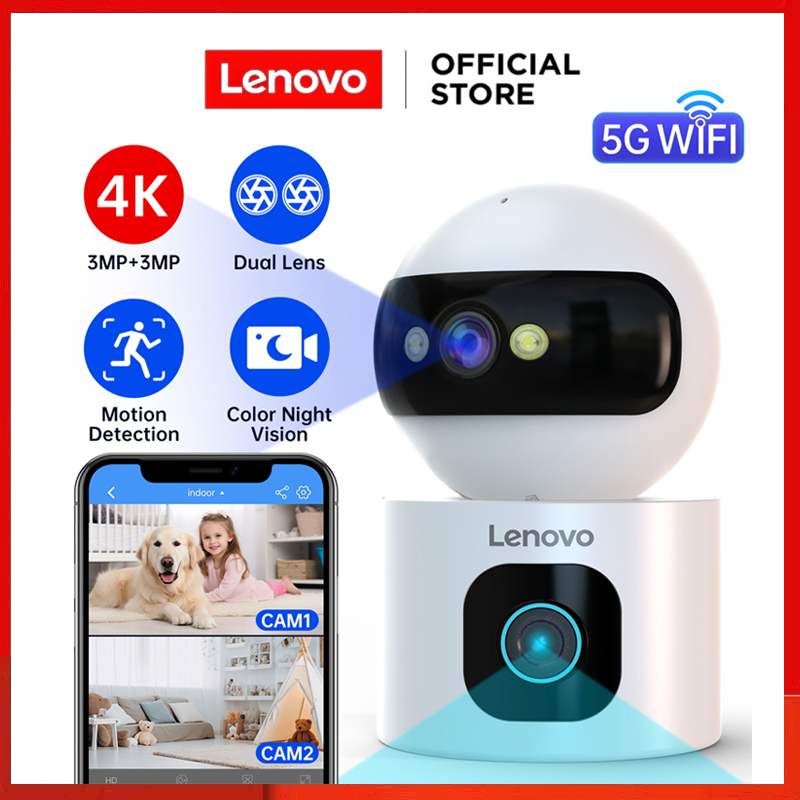 [Lenovo XW1-U 3MP Indoor Camera 5G WiFi Dual Lens Home Auto Tracking 2-Way Talk 5X Zoom Surveillance Camera Security Baby Monitor,Lenovo 3MP Indoor Camera 5G WiFi Dual Lens Home Auto Tracking 2-Way Talk 5X Zoom Surveillance Camera Security Baby Monitor,] ราคา 1,890 บาท*ส่งฟรี