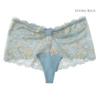 Annebra กางเกงใน ผ้าลูกไม้ ทรงบอยเลค Boyleg Panty รุ่น AU3-834 สีฟ้า
