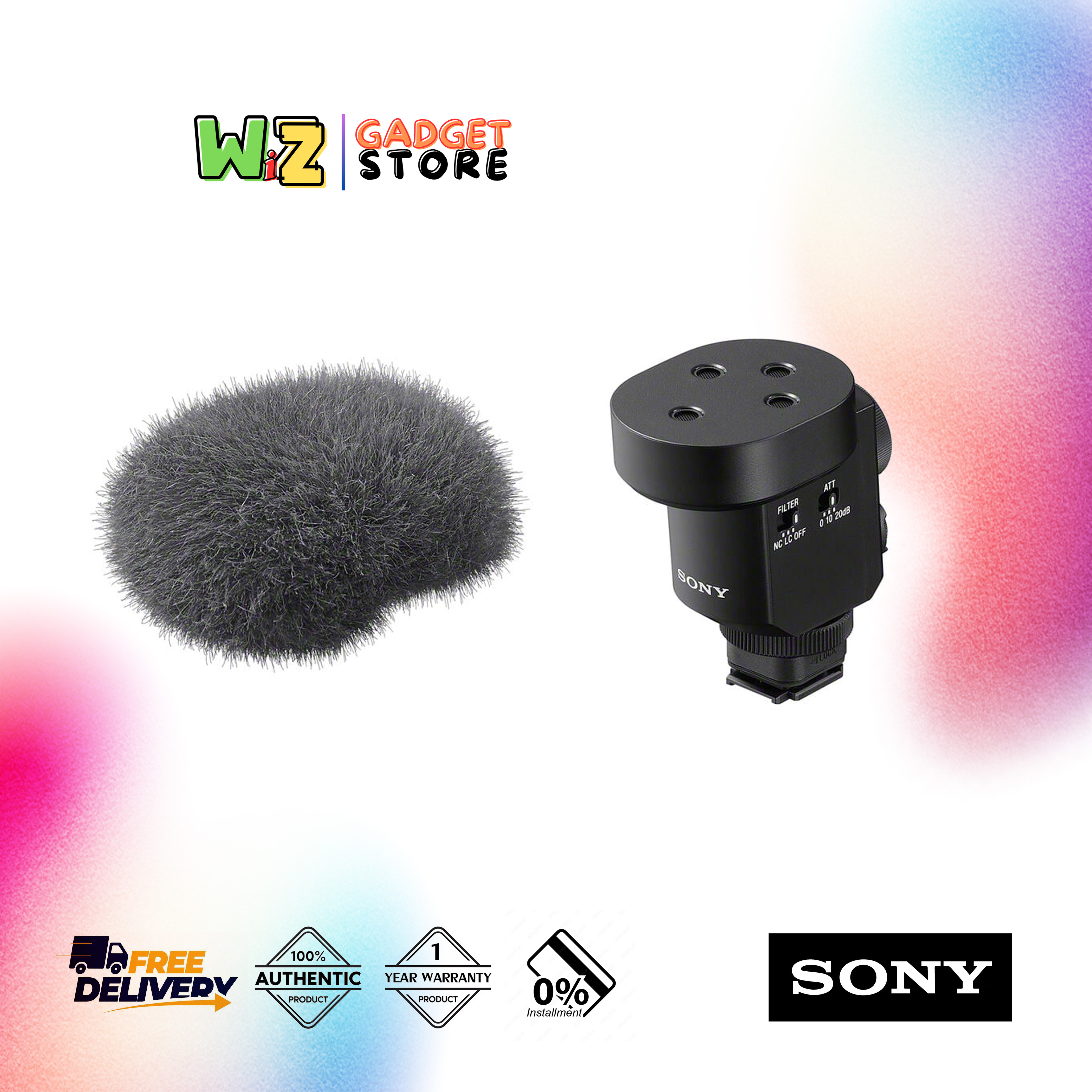 ไมโครโฟน ไมค์ลอยไร้สาย ไมค์อัดเสียงสตูดิโอ Sony ECM-M1 Compact Camera-Mount Digital Shotgun Microphone (ประกันศูนย์ไทย) ราคา 12,990 บาท*ส่งฟรี