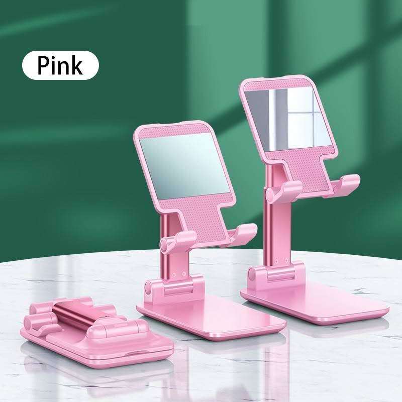 ที่ตั้งโทรศัพท์ ที่วางมือถือ แท็บเล็ต แบบพับเก็บได้ พกพาสะดวก Folding desktop phone stand