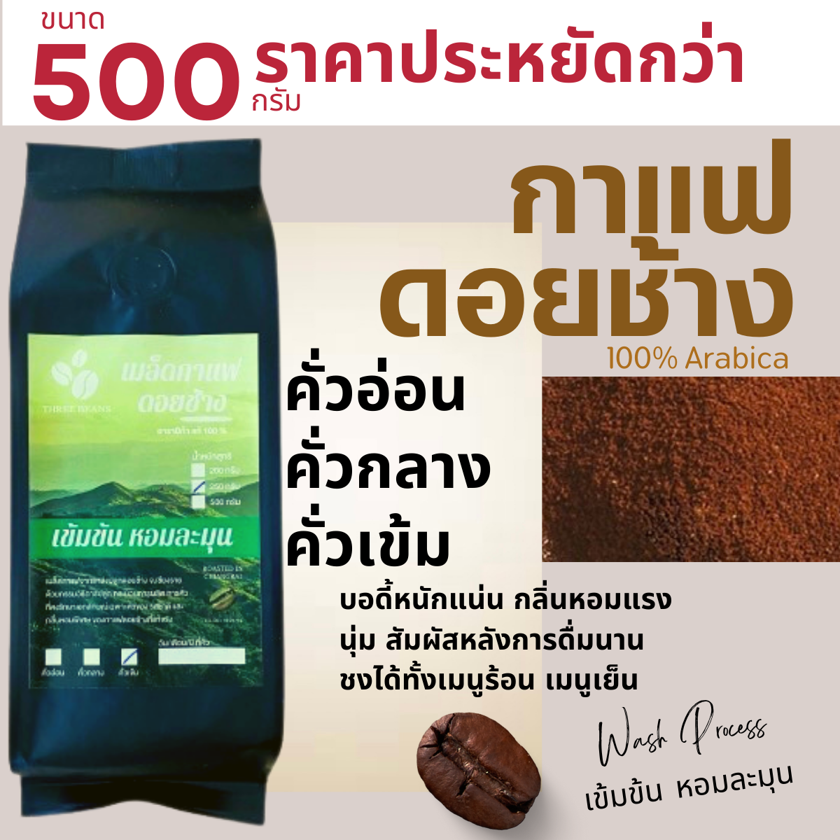 สั่งซื้อ เมล็ดกาแฟ