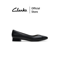 Clarks รุ่น NATALYN WISH สี BLACK LEATHER รองเท้าผู้หญิงไซส์เล็ก รองเท้าคัชชูรัดส้น หนังแท้ ทรงแฟลต คุณภาพดี ใส่สบาย รองเท้าทำงาน