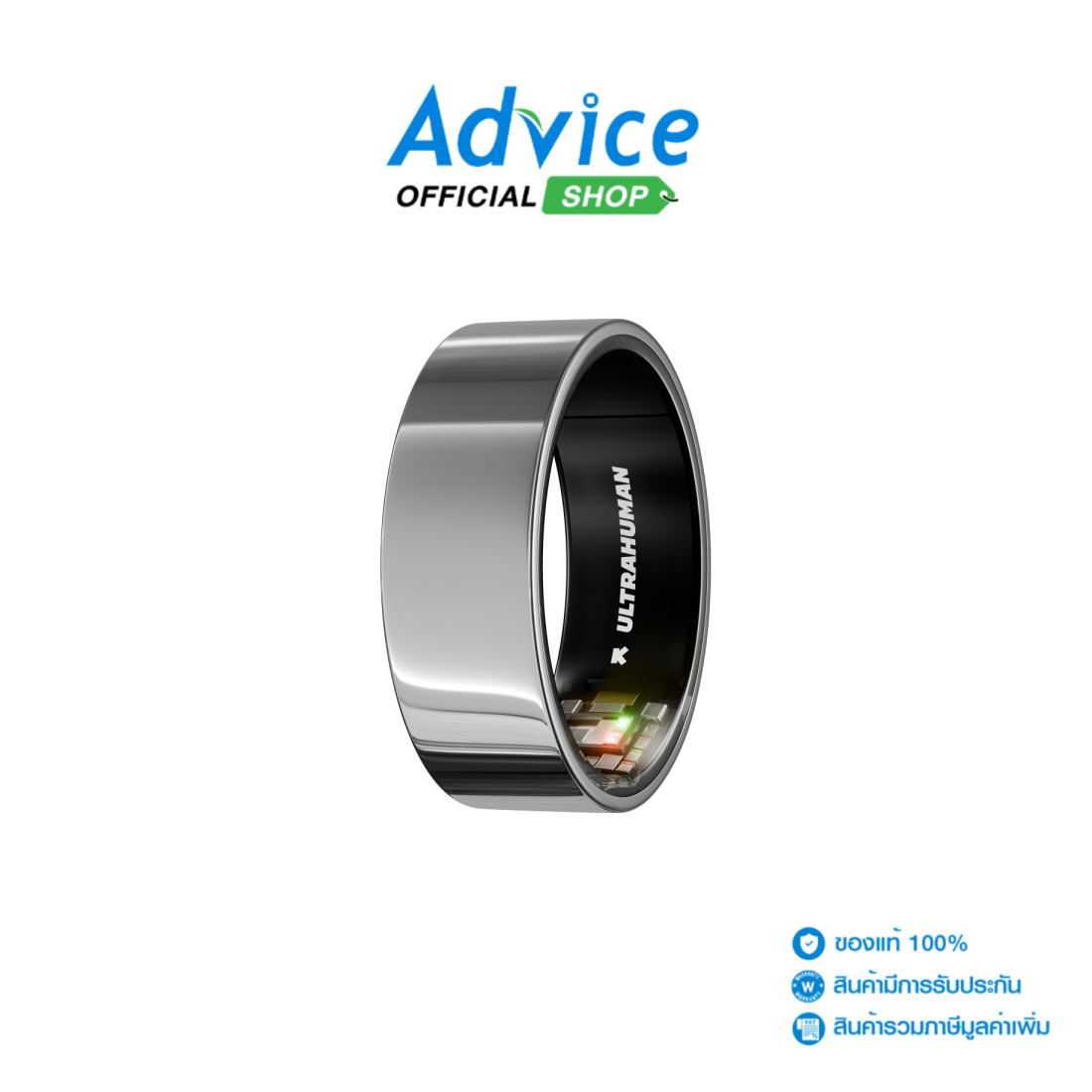 Ultrahuman Smart Ring Air 10 Silver (Uhra-As-10): A0182529 ราคา 15,800 บาท*ส่งฟรี
