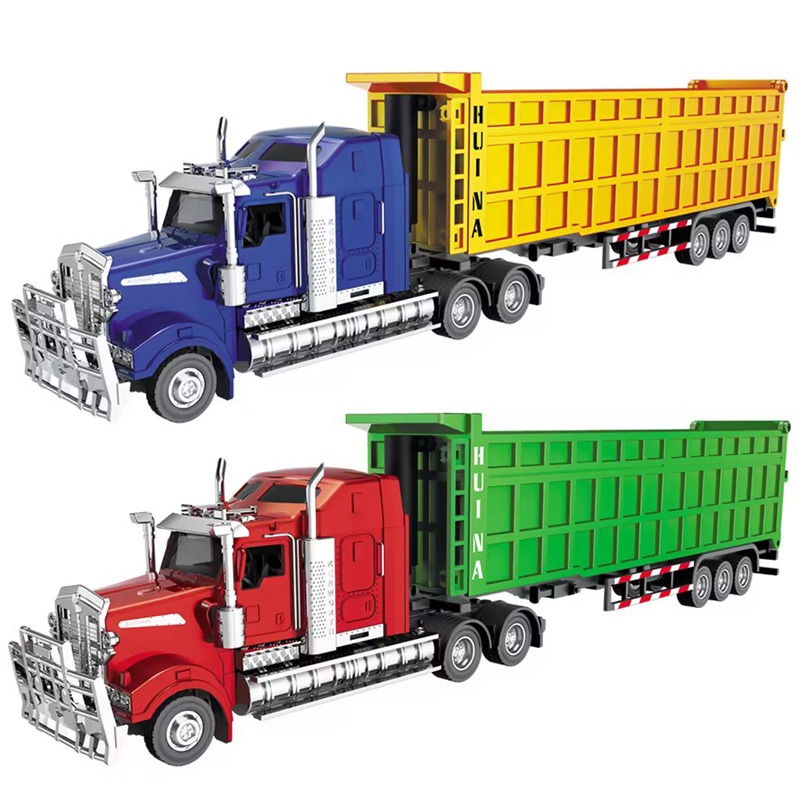 โมเดล HUINA 1755 1:50 Alloy American Dump Truck Model ราคา 590 บาท*ส่งฟรี
