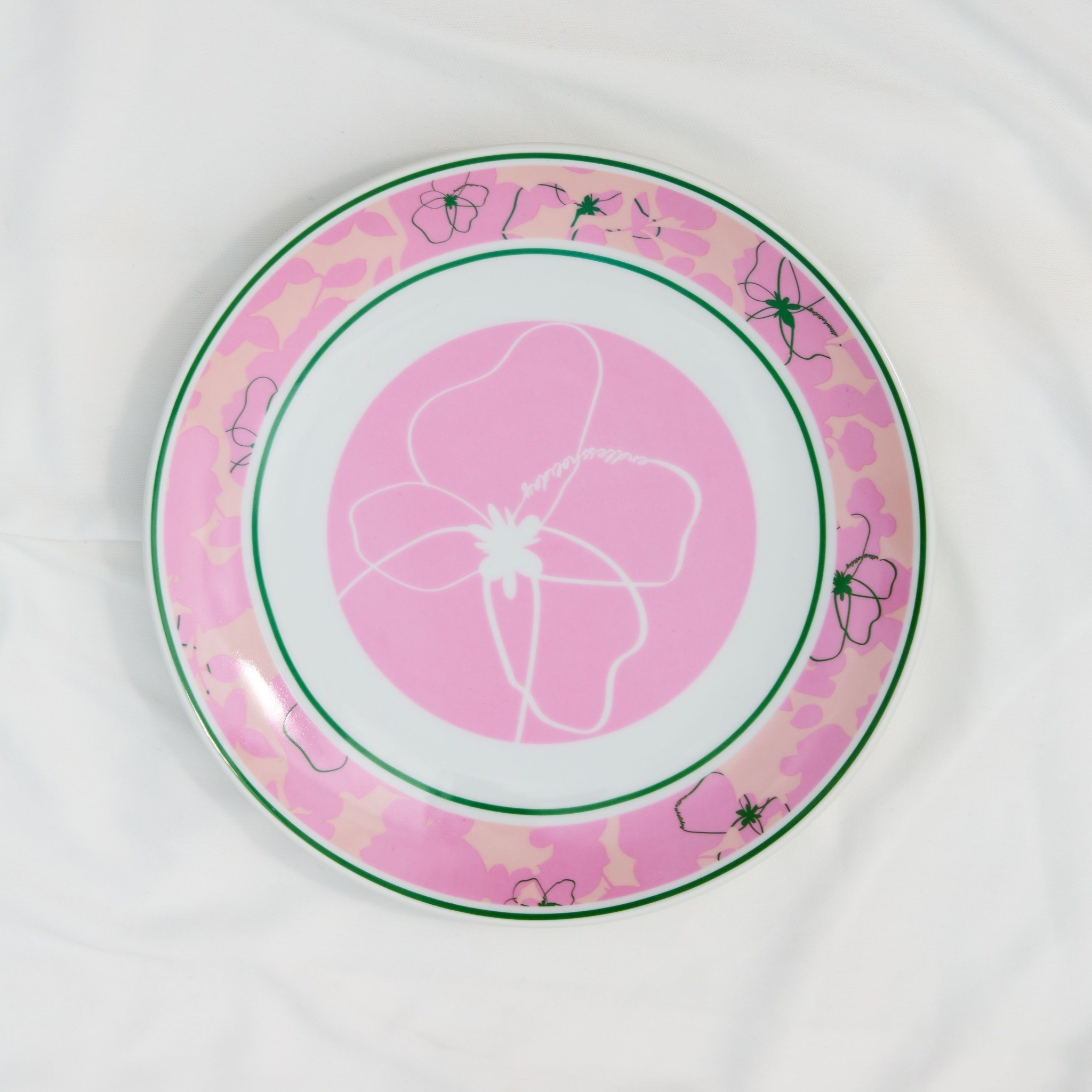 Endless Holiday Secret Garden Plate Pink Slipper ราคา 890 บาท*ส่งฟรี