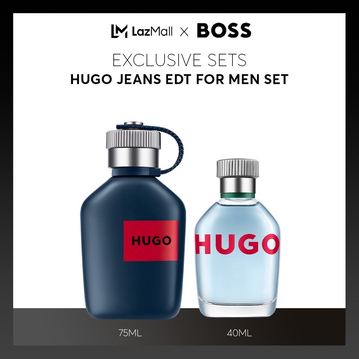 น้ำหอม น้ำหอมผู้หญิงผู้ชายกลิ่นติดทนนาน Hugo Boss เซ็ทน้ำหอม HUGO JEANS EDT FOR MEN SET [Exclusive Set]