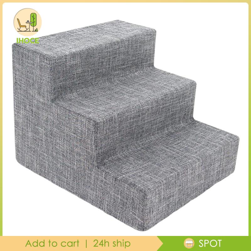 [COD][Wele] Dog Stairs Ladder Dog Steps Stairs, Removable Washable Ladder, Cat Ramp For Sofa Bed