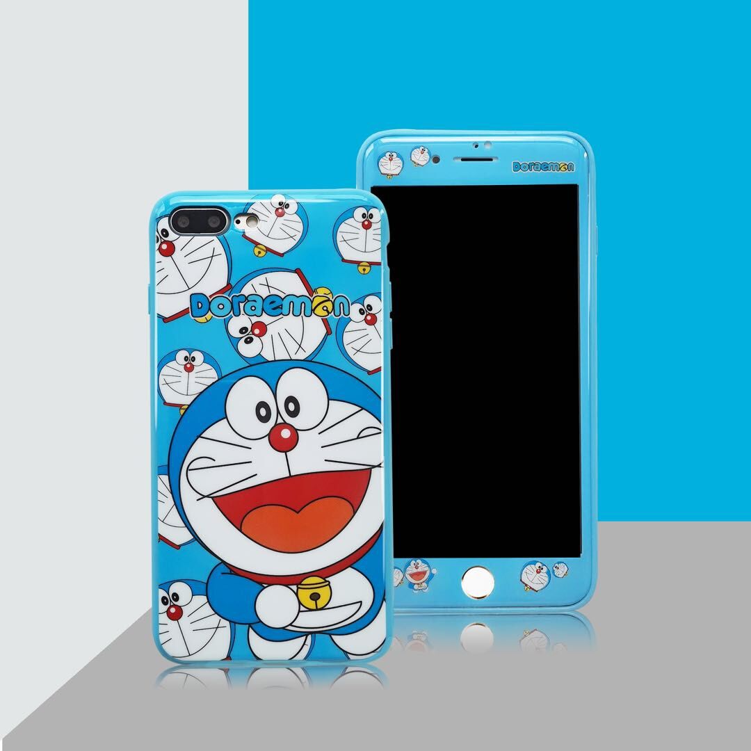 เคสนิ่ม+ฟิลม์กระจกลายการ์ตูน รุ่น OPPO A3S,A5S,A83,A71,F9