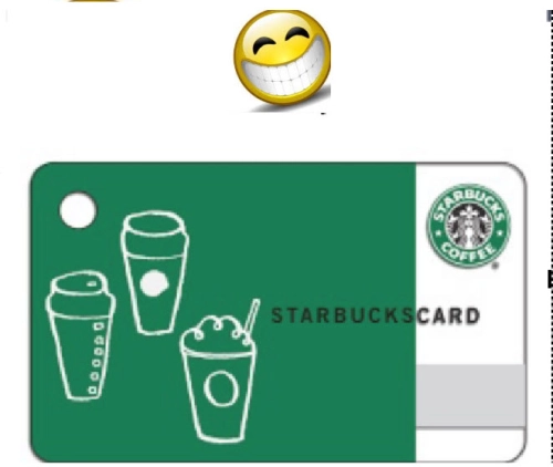 Starbucks Card บัตรสตาร์บัค (e-voucher)  ส่งรหัสทางแชท