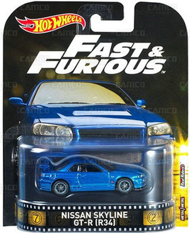 hot wheels fast and furious blue skyline