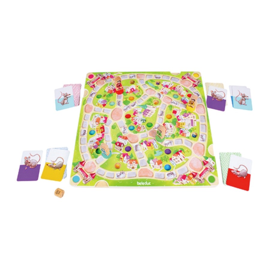 จากแบรนด์ Beleduc**Little Village ชุดบอร์ดเกมจับหนูในหมู่บ้าน **Age 4 ขวบ+ ราคา 2,600 บาท*ส่งฟรี