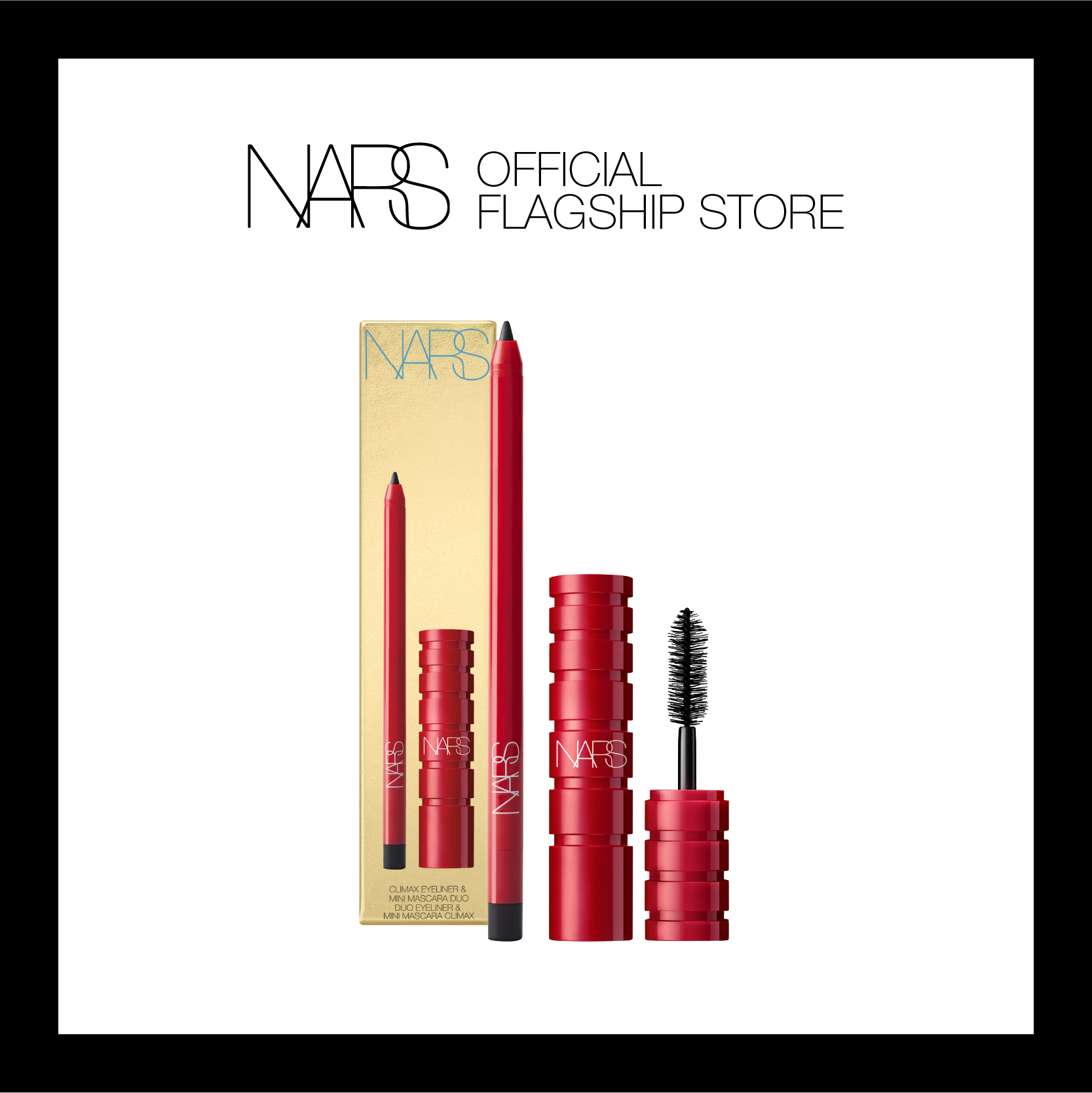 NARS CLIMAX EYELINER & MINI MASCARA DUO (HOLIDAY 2024 COLLECTION) ราคา 1,300 บาท*ส่งฟรี