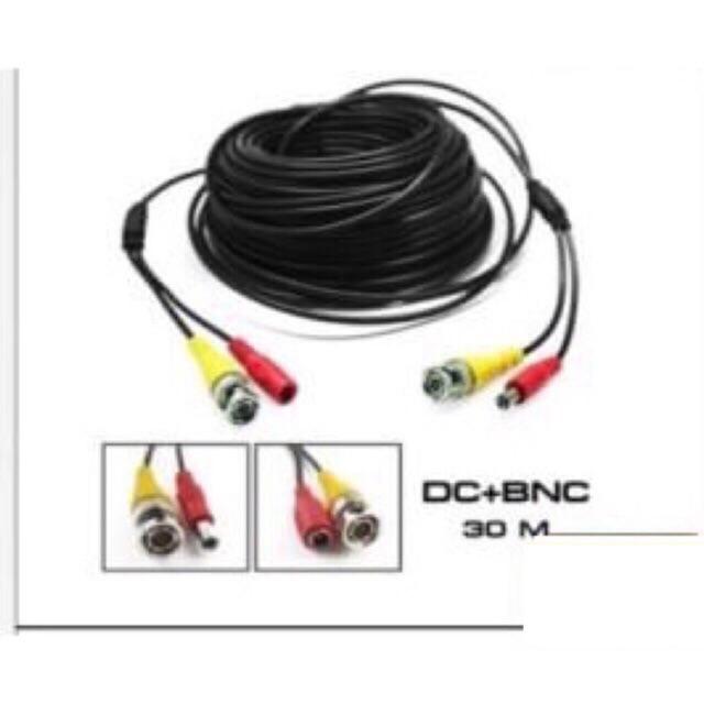 ( Wowww+++ ) สายกล้องสำเร็จรูป CCTV สัญญาณ+ไฟ BNC+DC ยาว30เมตร ราคาถูก กล้อง วงจรปิด กล้อง วงจรปิด ไร้ สาย กล้อง วงจรปิด wifi กล้อง วงจรปิด ใส่ ซิ ม ราคา 328 บาท*ส่งฟรี