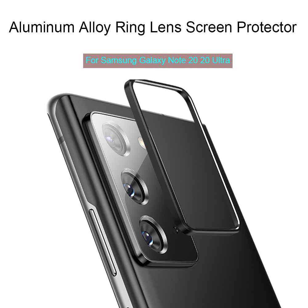 LONGB Anti-ลายนิ้วมือป้องกัน Scratch-Proof กันชนเลนส์ Protector โลหะป้องกันกล้องฝาครอบอะลูมินัมอัลลอยแหวน