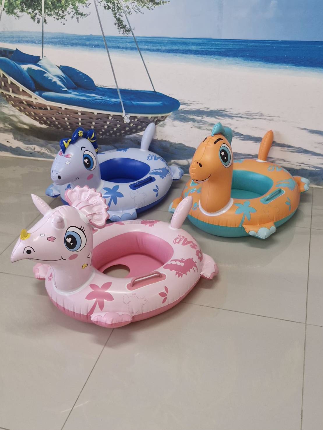 Dinosaur Inflatable Ring, Assorted Styles Sy-A2053 - Sy-A2055 ราคา 109 บาท*ส่งฟรี