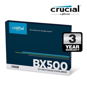 ภาพหน้าปกสินค้าCrucial 240GB BX500 SATA3 2.5\" SSD ที่เกี่ยวข้อง