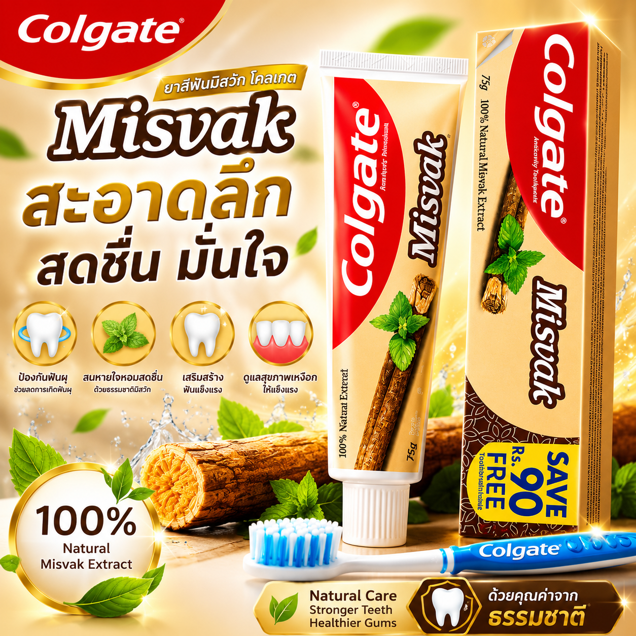 Colgate Herbal Miswak 75g