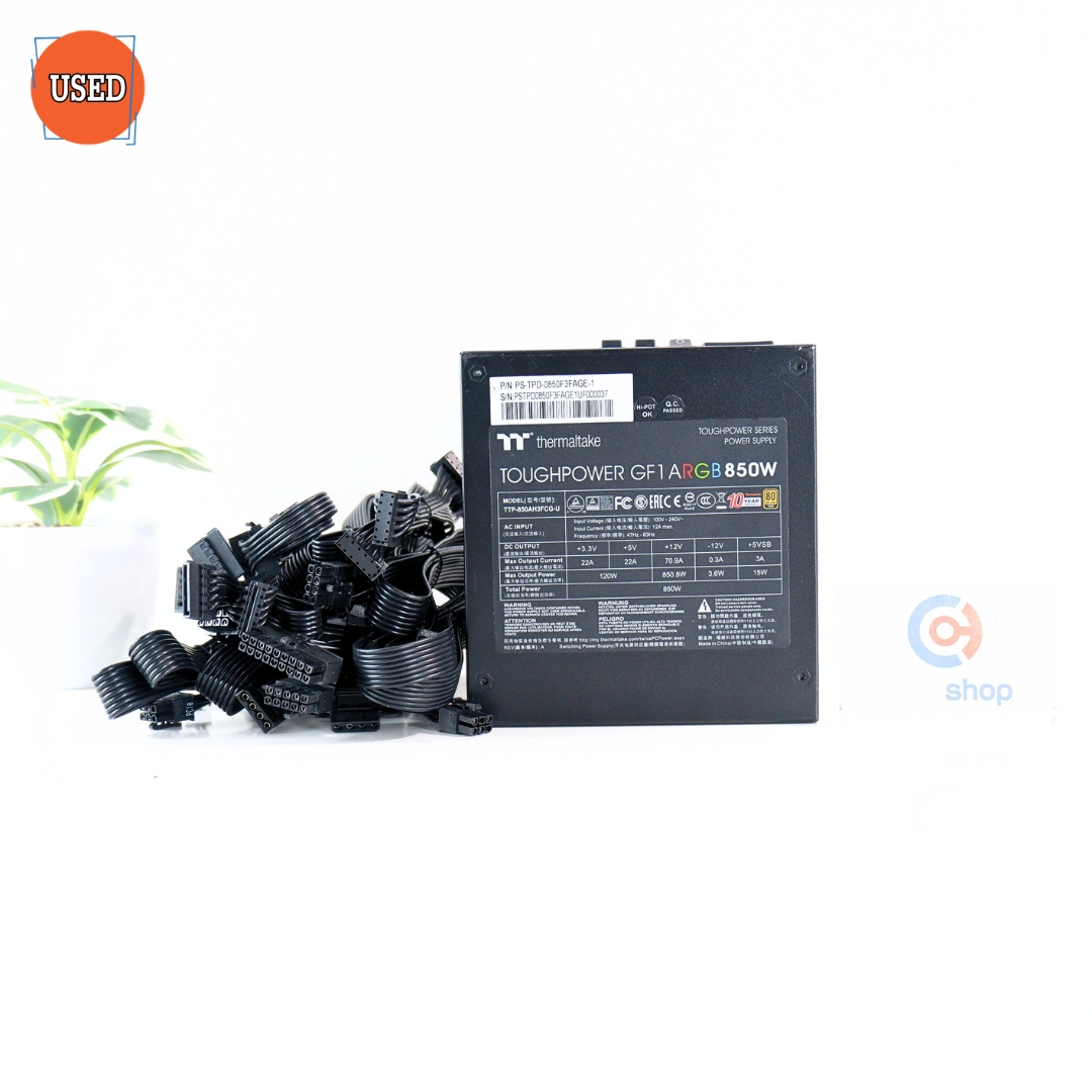 Power Supply (Power Supply) Thermaltake Toughpower Gf1 Argb 850W (80 Plus Gold) P16140 ราคา 2,450 บาท*ส่งฟรี