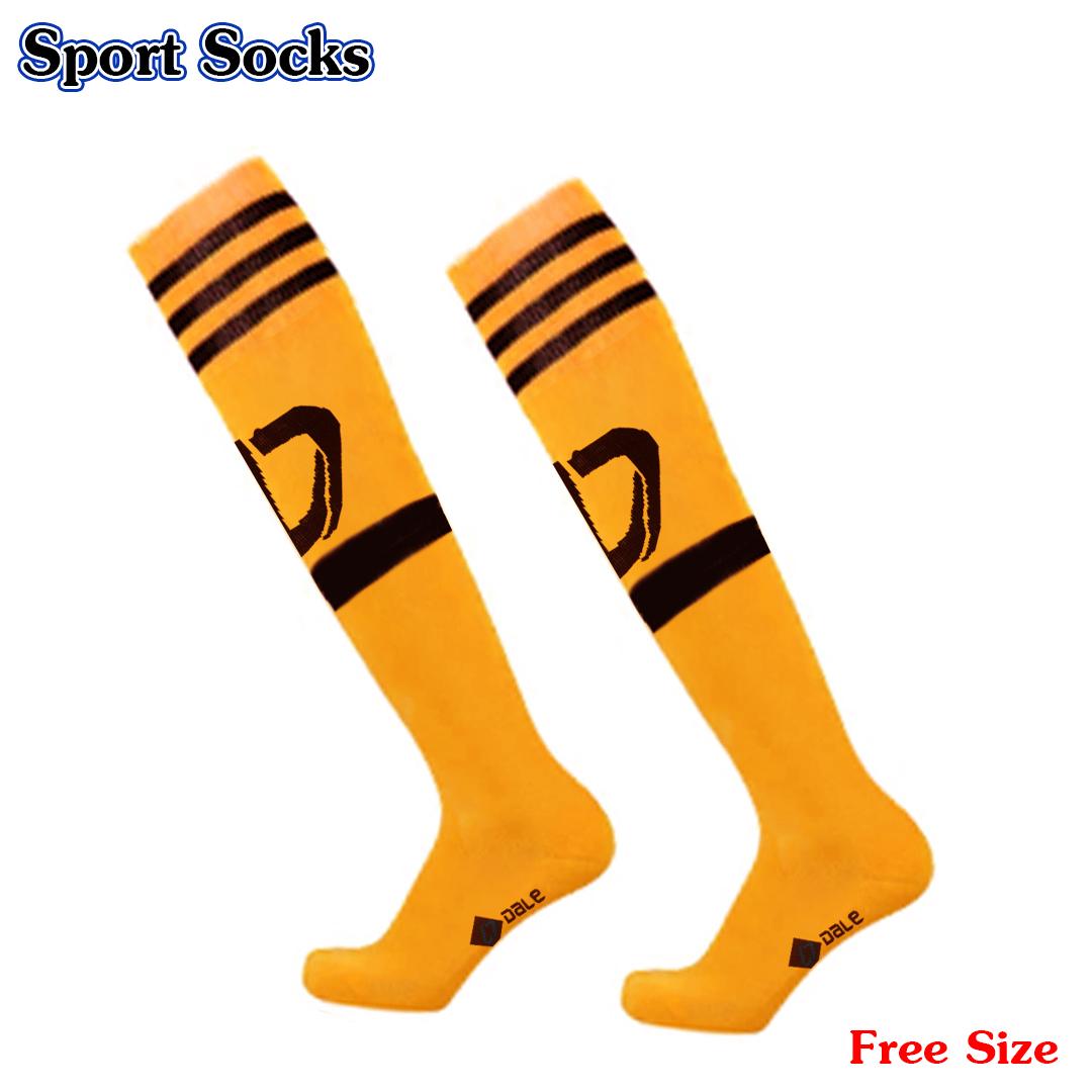 Sport Socks ถุงเท้าฟุตบอล ใส่ได้ทั้ง ชาย หญิง Free size Set 1 คู่