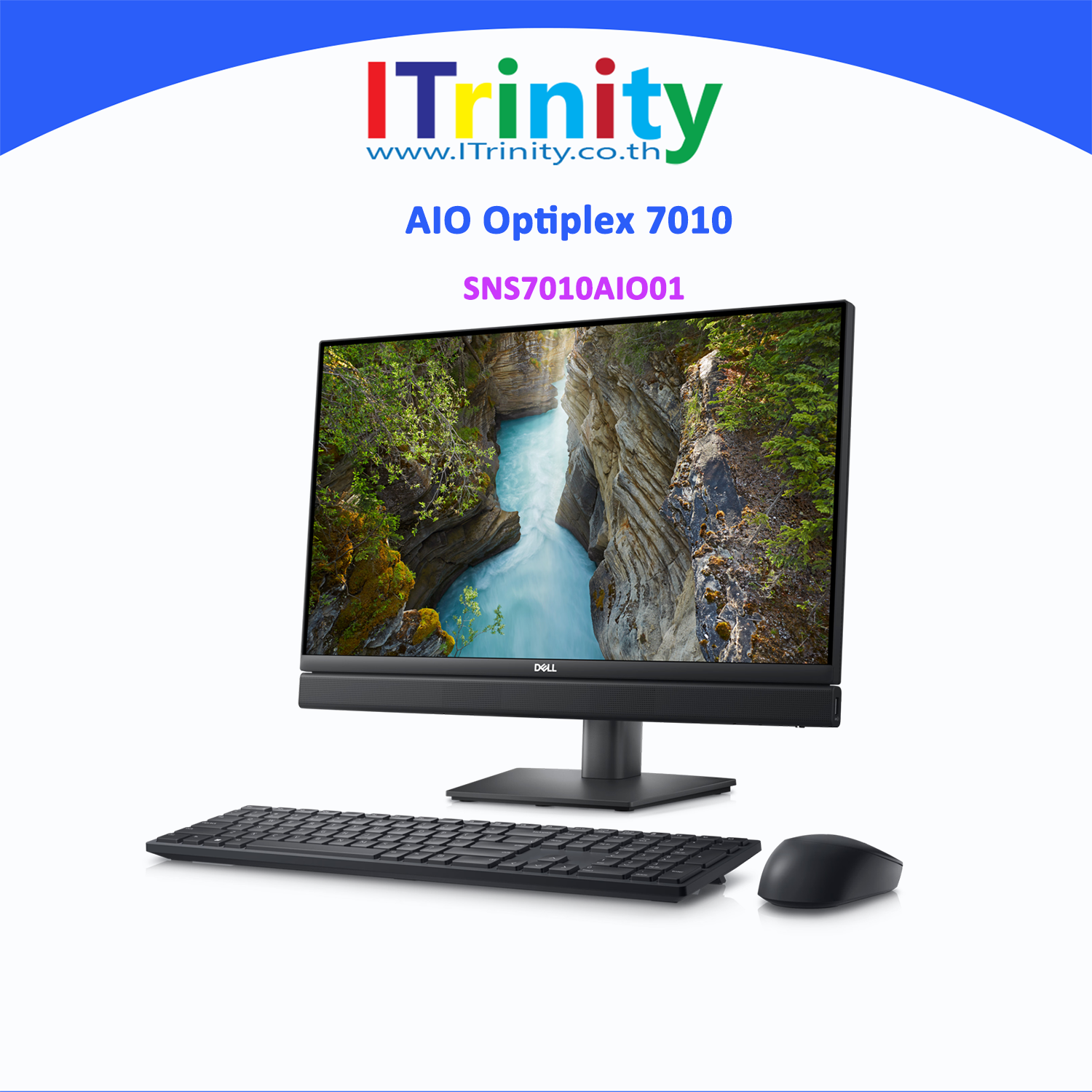 Dell Optiplex sns7410aio01 all-in-one 7410 i5 Dell all-in-one desktop PC 3-year warranty on-site - ยี่ห้อ Dell ราคา 39,900 บาท*ส่งฟรี
