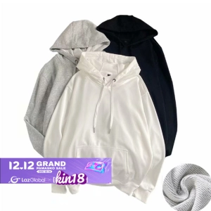 ภาพหน้าปกสินค้าเสื้อฮู้ดแขนยาว【kin18】 Hoodies เสื้อฮู๊ด Three colors optional M-5XL ที่เกี่ยวข้อง