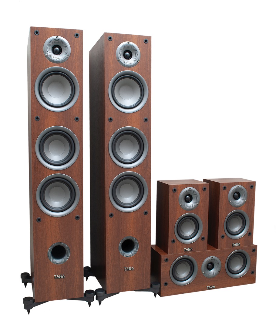 New Series TAGA Harmony ชุดลำโพง5.0 TAV-5.0 ชุดดูหนังฟังเพลงระดับไฮเอนด์ในราคาเบาๆ เสียงดีเกินราคา Home Theater 5Ch สีวอลนัท เครื่องเสียงบ้าน โฮมเธียเตอร์ ราคา 16,900 บาท*ส่งฟรี