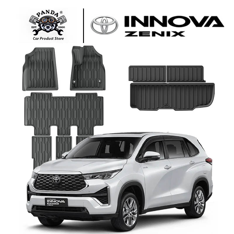 [Panda] Toyota Car Floor Mats Innova Zenix [2023 - Present] Car Carpets, Carpets Made from Environmentally Friendly Tpe Material, Durable and Anti-Slip. ราคา 3,299 บาท*ส่งฟรี
