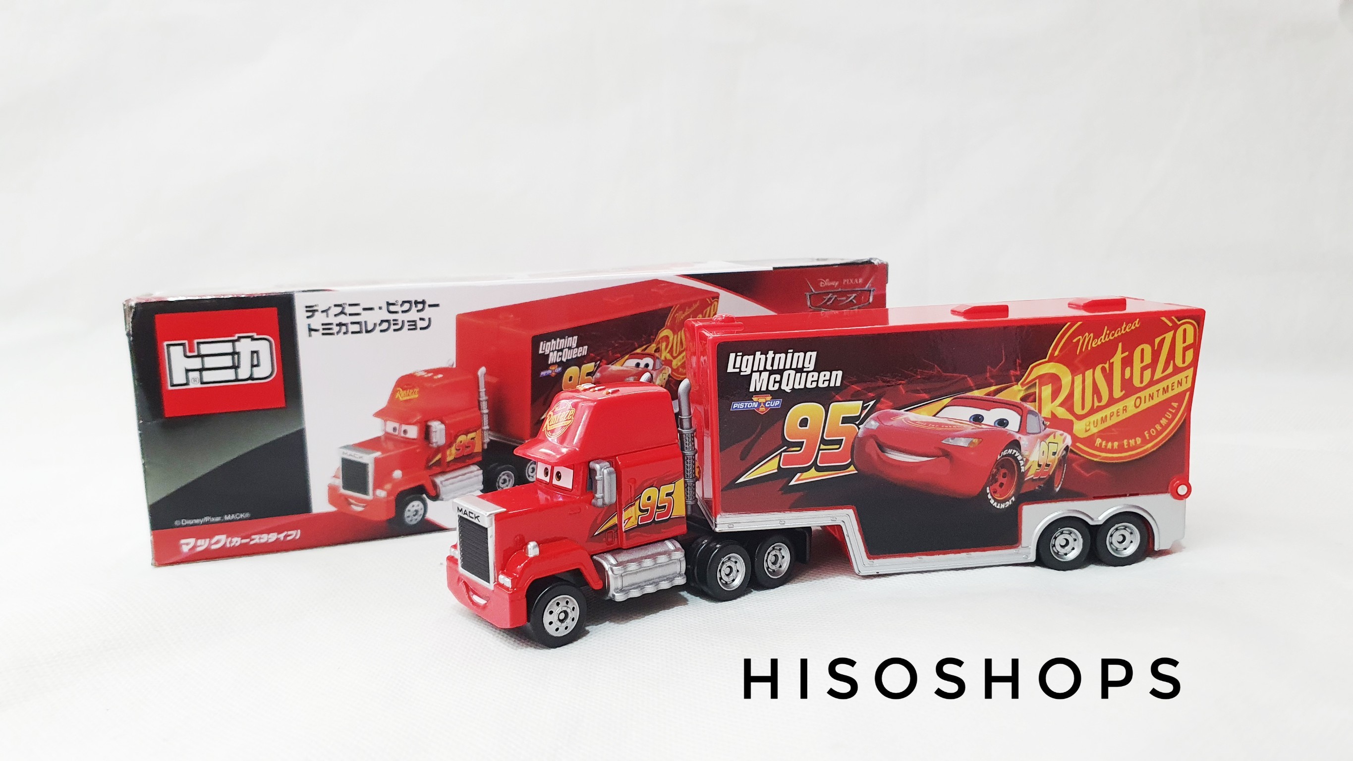RUSTEZE 95 โมเดลรถแมคควีน ลิขสิทธิ์ของแท้จากญี่ปุ่น TAKARA TOMY The cars แดง ราคา 1,760 บาท*ส่งฟรี