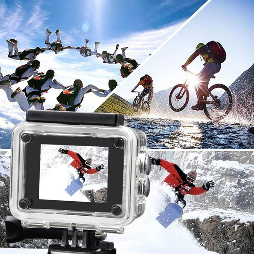 กล้องกันน้ำ HD 12MP P 32GB,กล้องแอคชั่นแคมคอร์ดเดอร์กีฬากลางแจ้งกล้องวิดีโอ DV ขนาดเล็กกล้องกีฬาความคมชัดสูงพิกเซลชัดเจนและมั่นคง