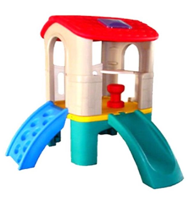 ของเล่นและโมเดลสะสม ThaiTrendy ของเล่นเด็ก สไลเดอร์เด็ก กระดานลื่น บ้านของเล่น ชุดกระดานลื่นปีนป่าย ขนาด 160x190x174 ซม