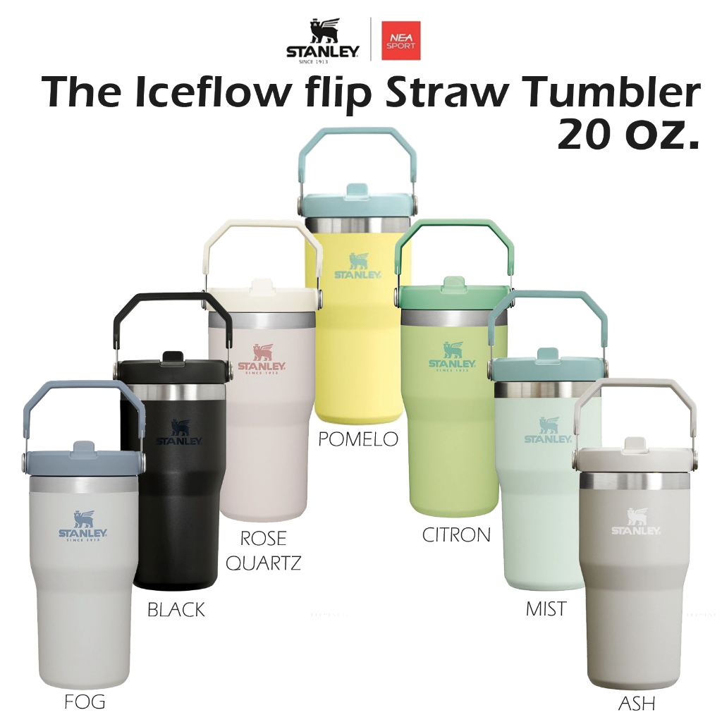 STANLEY The Iceflow flip Straw Tumbler - 20 OZ แก้วเก็บความเย็น แสตนลีย์ แท้ ราคา 1,665 บาท*ส่งฟรี