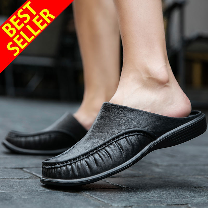 Danji 2019 New Men'S Sandals Summer Jelly Shoes Slippers Men'S Outdoor Beach Swimming Shoes Men'S Barefoot Shoes ราคา 209 บาท*ส่งฟรี